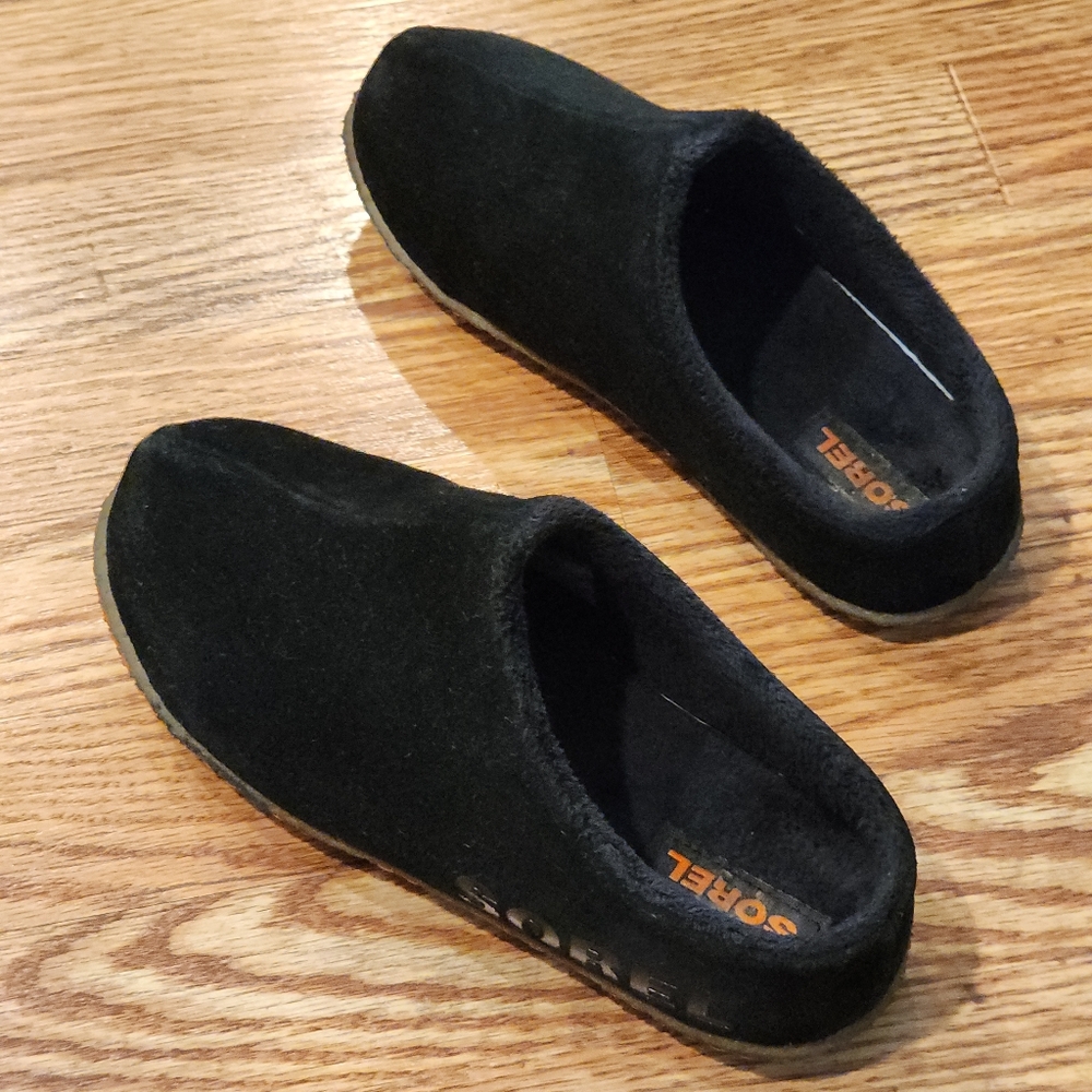 Sorel Youth Black Slip-On Loafers Size 4
